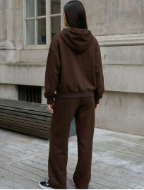 Dres Staff fir zip brown oversize