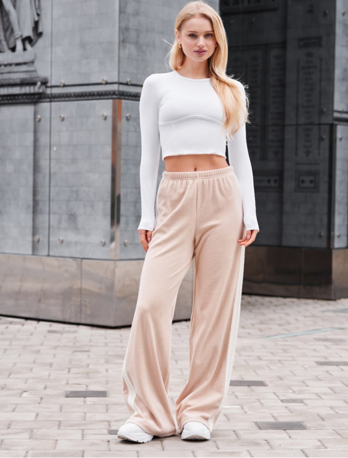 Spodnie Staff lati beige