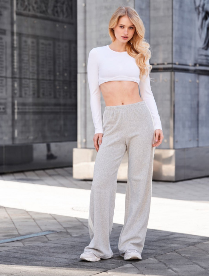 Spodnie Staff lati gray melange