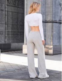 Spodnie Staff lati gray melange