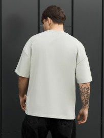 Koszulka Staff light olive oversize