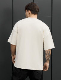 Koszulka Staff light beige oversize