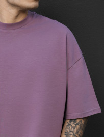Koszulka Staff violet oversize