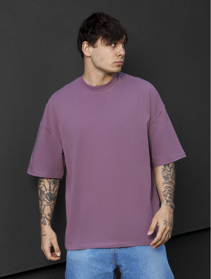Koszulka Staff violet oversize