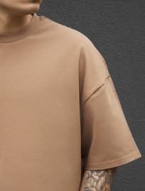 Koszulka Staff brown oversize