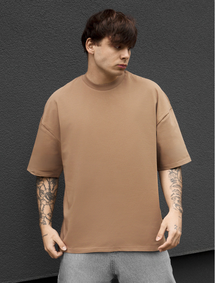 Koszulka Staff brown oversize