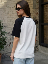 Koszulka Staff ed white & black oversize