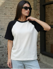 Koszulka Staff ed white & black oversize