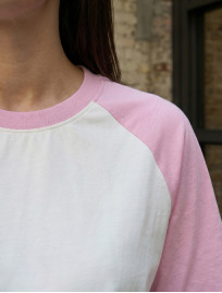 Koszulka Staff ed white & pink oversize