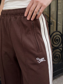 Spodnie dresowe Staff pat logo brown