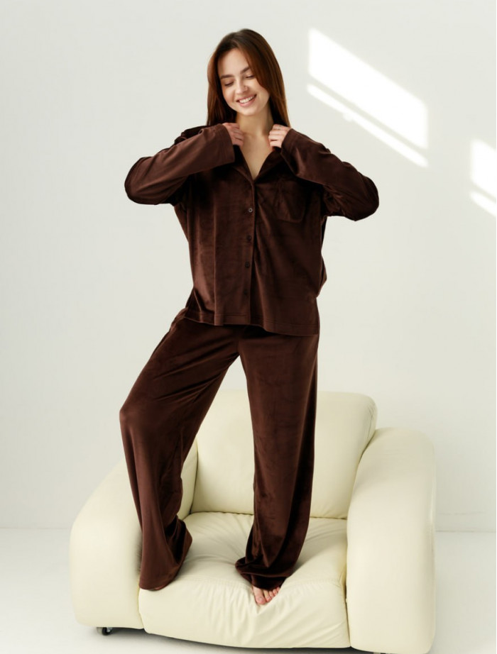 Piżama Staff sof brown