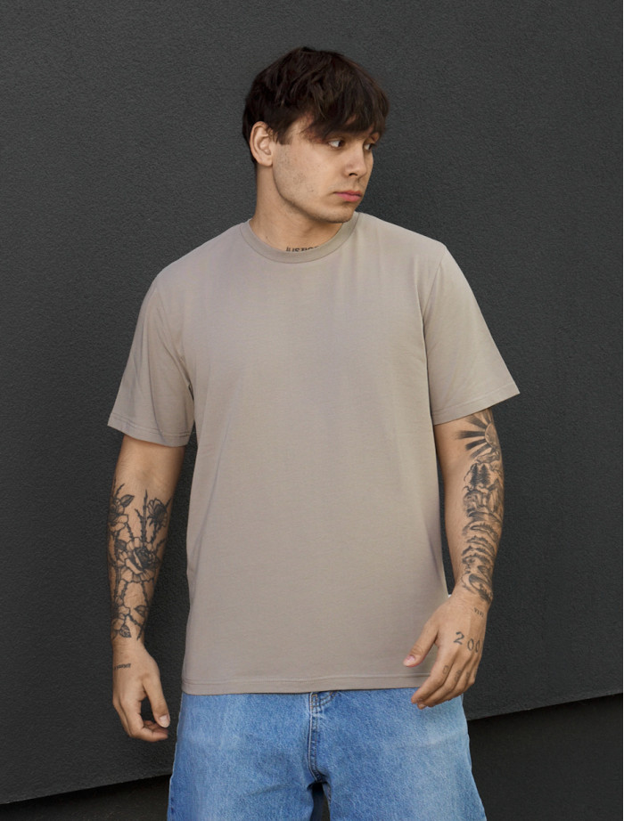 Koszulka Staff sa gray beige