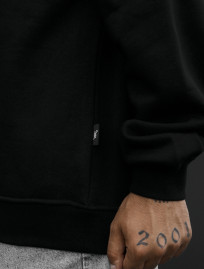 Bluza Staff black oversize fleece