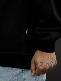Bluza Staff black oversize fleece