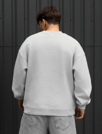 Bluza Staff light gray melange oversize fleece