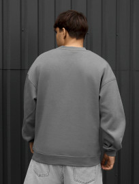 Bluza Staff gray oversize fleece