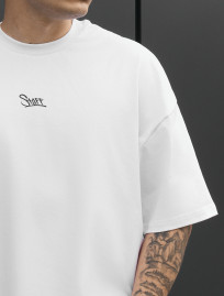 Koszulka Staff logo white oversize