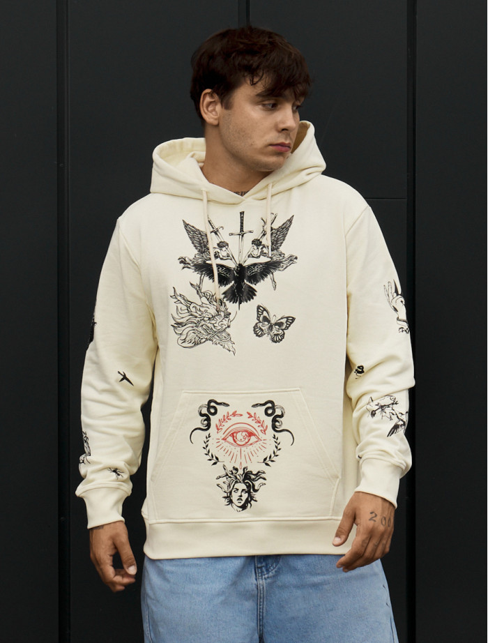 Bluza Staff print milk