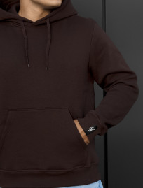 Bluza Staff brown basic fleece