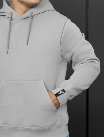 Bluza Staff light gray basic fleece