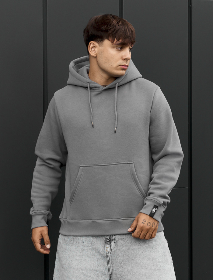 Bluza Staff gray basic fleece