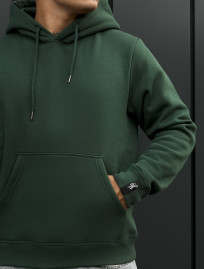 Bluza Staff green basic fleece