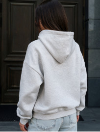 Bluza Staff ti gray melange oversize fleece