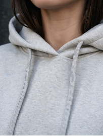 Bluza Staff ti gray melange oversize fleece