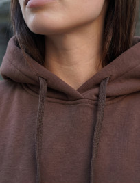 Bluza Staff ti brown oversize fleece