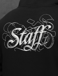 Bluza Staff black logo fleece