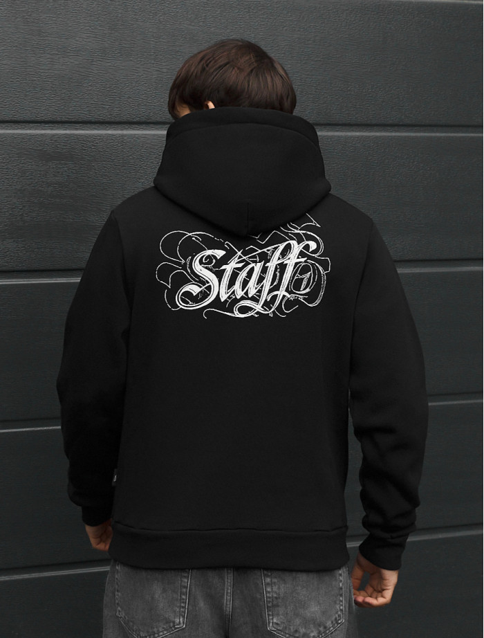 Bluza Staff black logo fleece