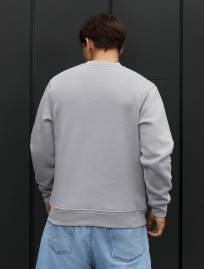 Bluza Staff  gray melange basic fleece