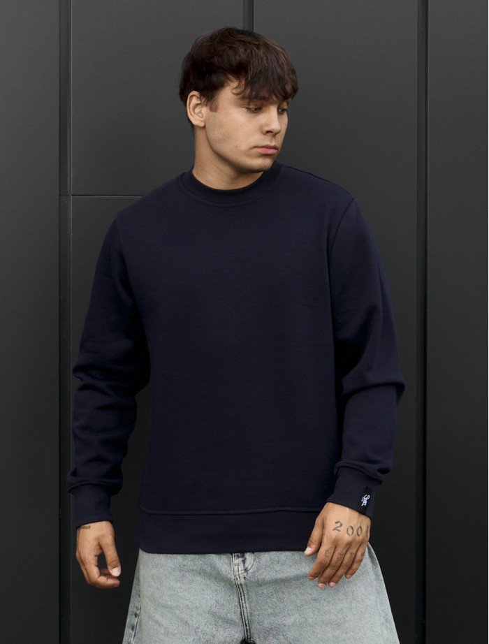 Bluza Staff dark blu basic fleece