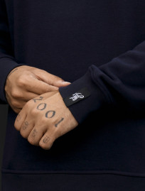 Bluza Staff dark blu basic fleece