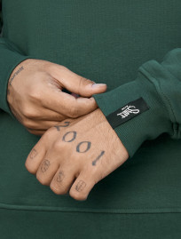 Bluza Staff green basic fleece