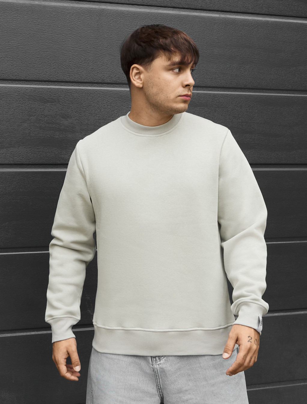 Bluza Staff light olive basic fleece