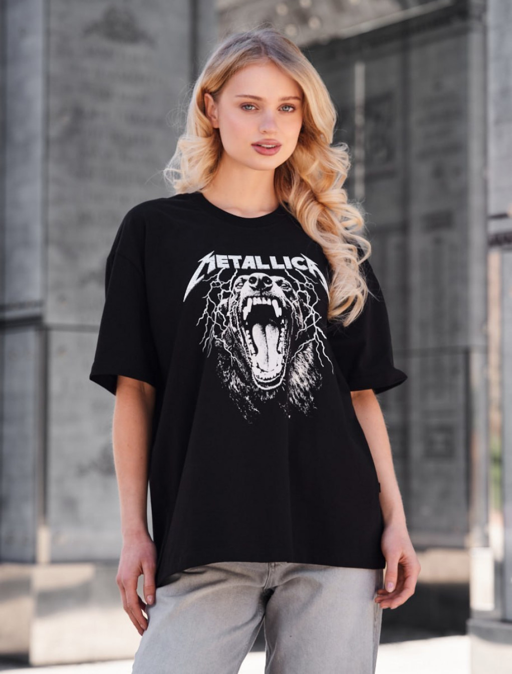 Koszulka Staff metal oversize