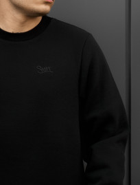 Bluza Staff logo black fleece