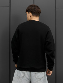 Bluza Staff logo black fleece