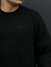 Bluza Staff logo black fleece
