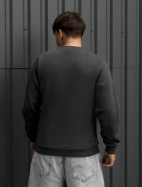 Bluza Staff logo dark gray fleece