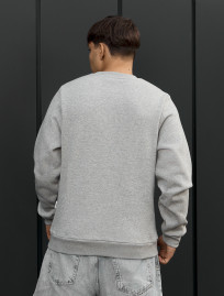 Bluza Staff logo gray melange fleece
