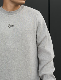 Bluza Staff logo gray melange fleece