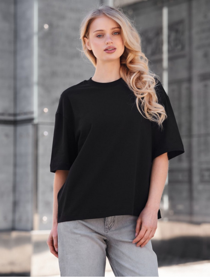 Koszulka Staff del black oversize