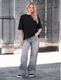 Koszulka Staff del black oversize