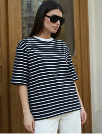 Koszulka Staff del stripes oversize