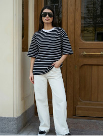 Koszulka Staff del stripes oversize