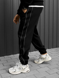 Spodnie dresowe Staff al black reflective fleece