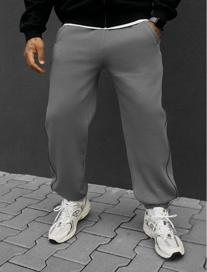 Spodnie dresowe Staff al gray reflective fleece