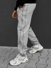 Spodnie dresowe Staff al gray melange reflective fleece